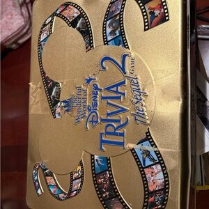 Disney Trivia 2 The Sequel Game in Gold Tin